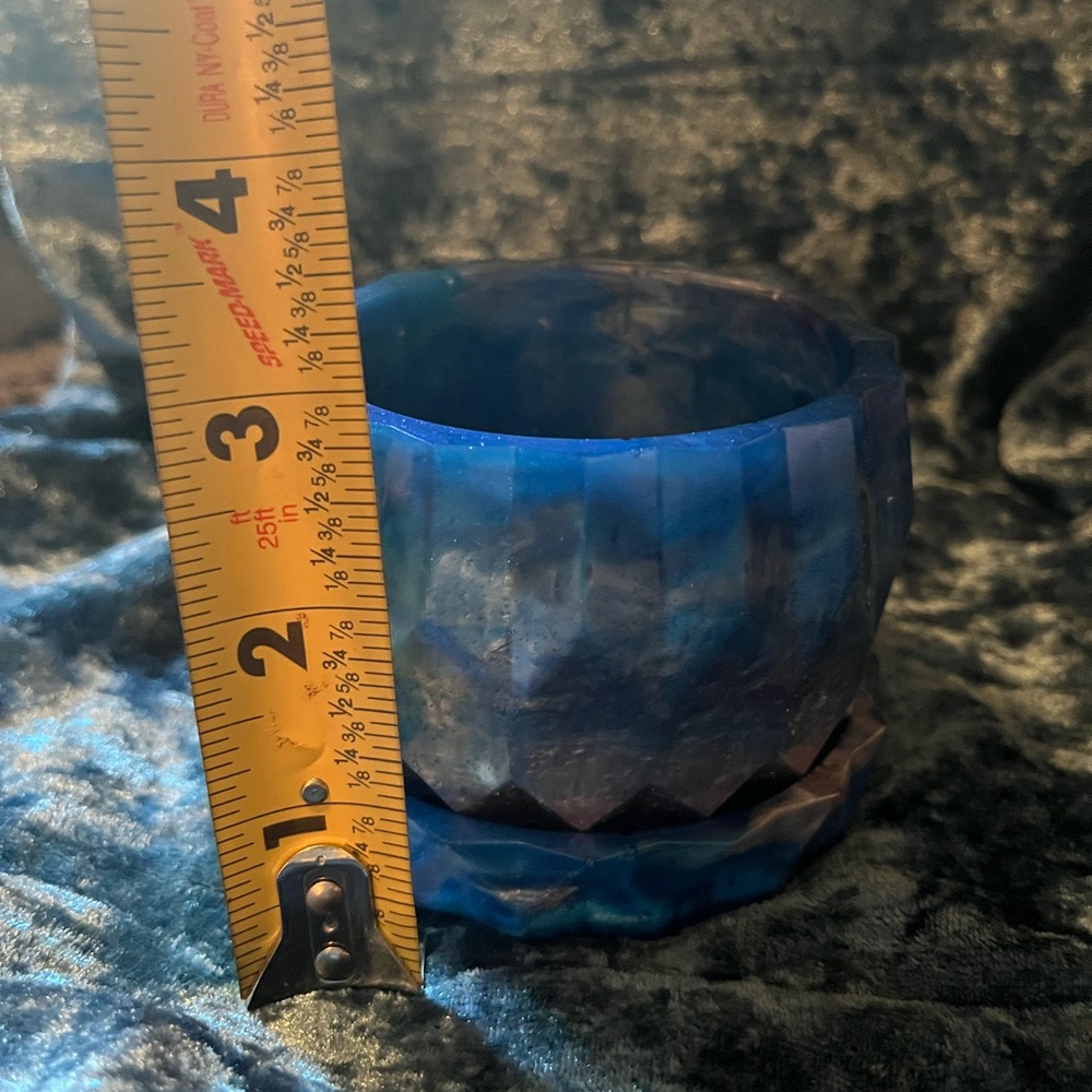 Blue Decorative Plant Holder